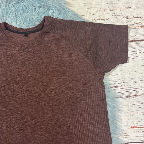 Alphalete Hero Seamless Tee Sparrow Short Sleeve Size XL - Picture 6 of 8